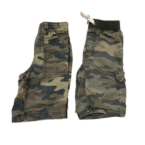 Carter's Other - Lot of two Pairs of boys Camo Shorts Size 5 Both Carters Brand